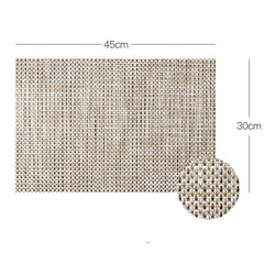 Western Placemat Household Water and Oil Proof Table Mat Western Place