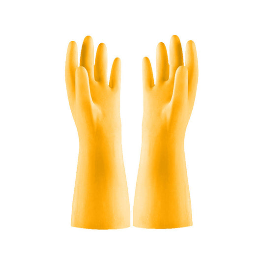 Thickened Rubber Band Dishwashing Gloves Household