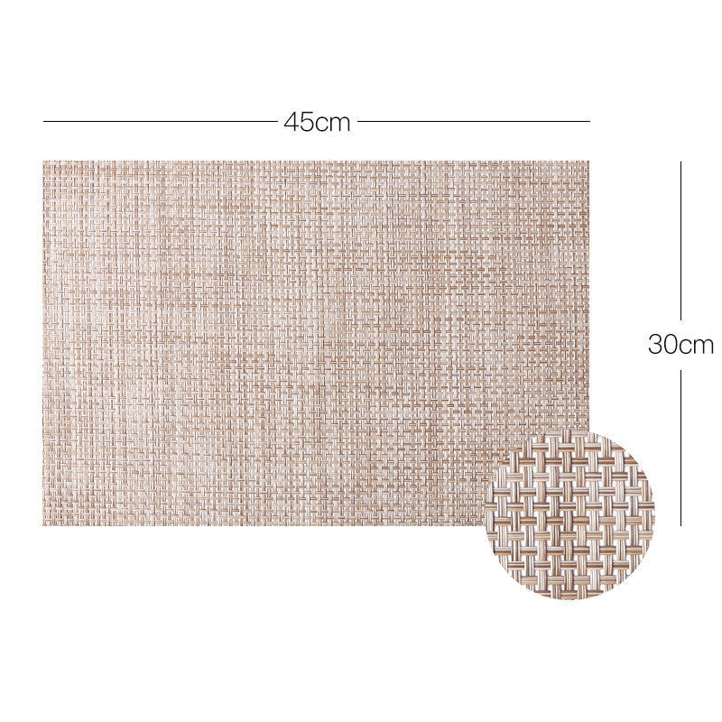 Western Placemat Household Water and Oil Proof Table Mat Western Place