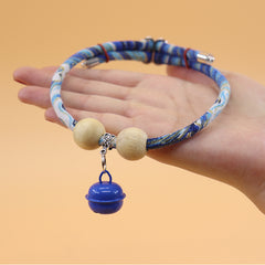 Camphor Wood Insect Repellent Pet Bell Necklace Dog External Insect Repellent Collar