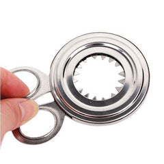 Stainless steel egg cutter