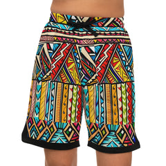 Basketball Shorts (tribal print)