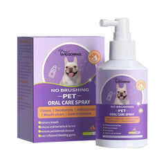 Dog & Cat Teeth Cleaning Spray, Pet Oral Cleaning, Breath Refreshing Deodorant Cleaning Spray