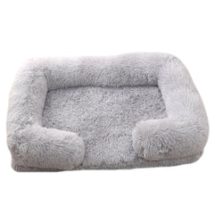 Plush Round Pet Bed Dog Bed Winter