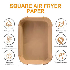 Disposable Air Fryer Paper Liners, Air Fryer Non-stick Accessories