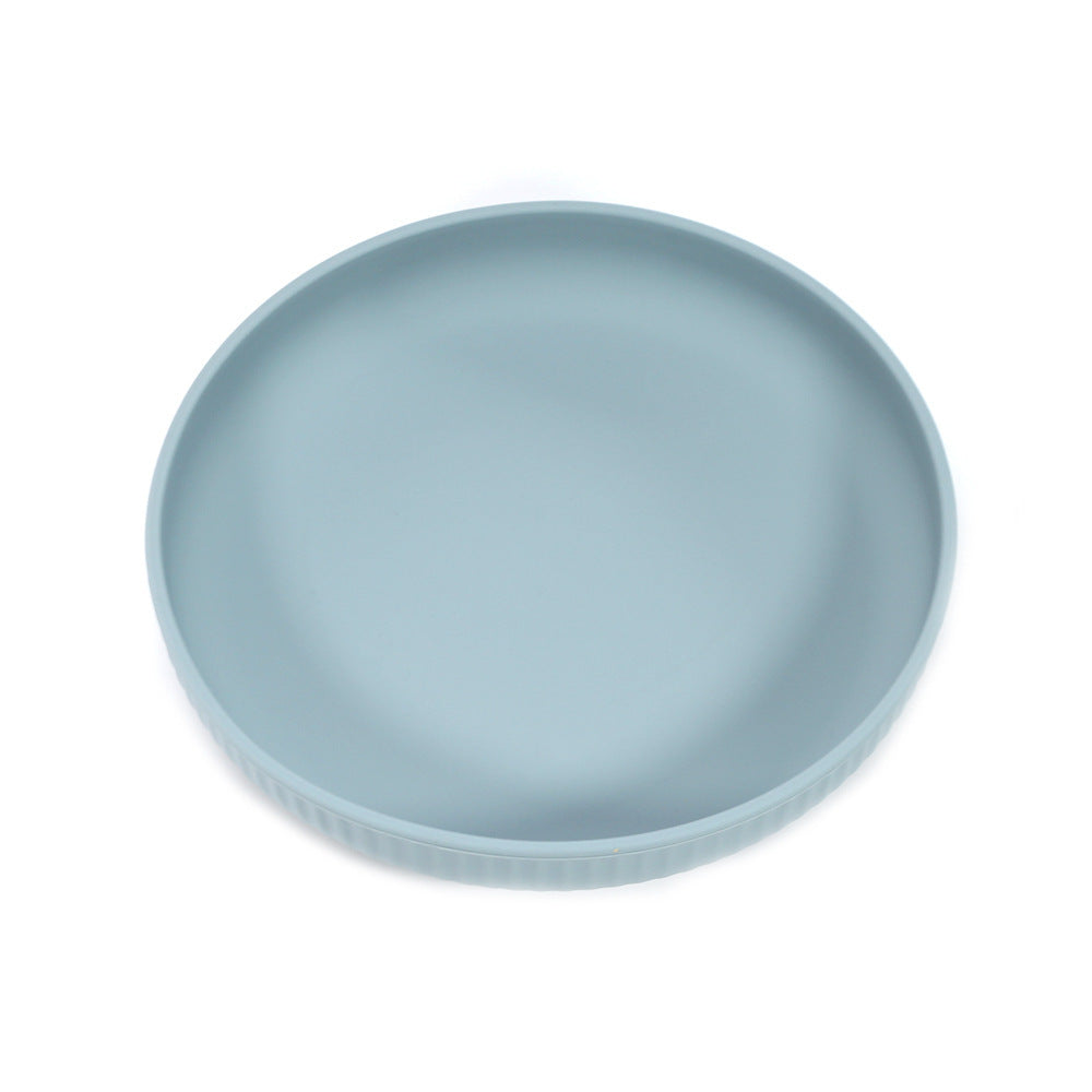Creative, Minimalist And Portable Children's Silicone Dining Plate