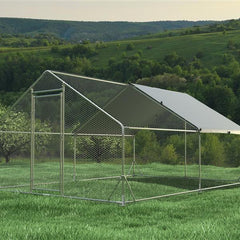 Large Metal Chicken Coop Walk-in Poultry Cage