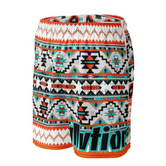 mesh shorts with Brand logo