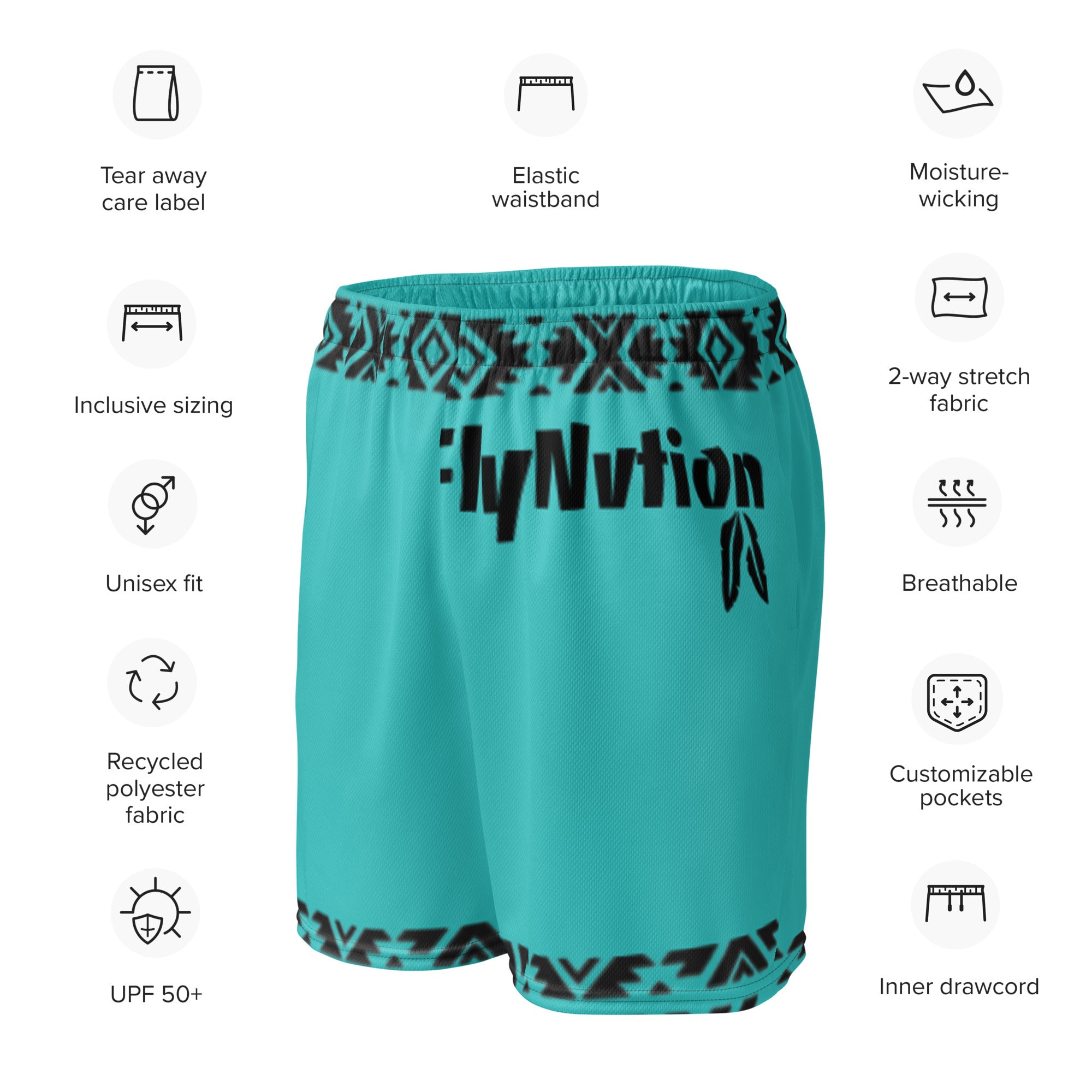 Basketball mesh shorts with logo