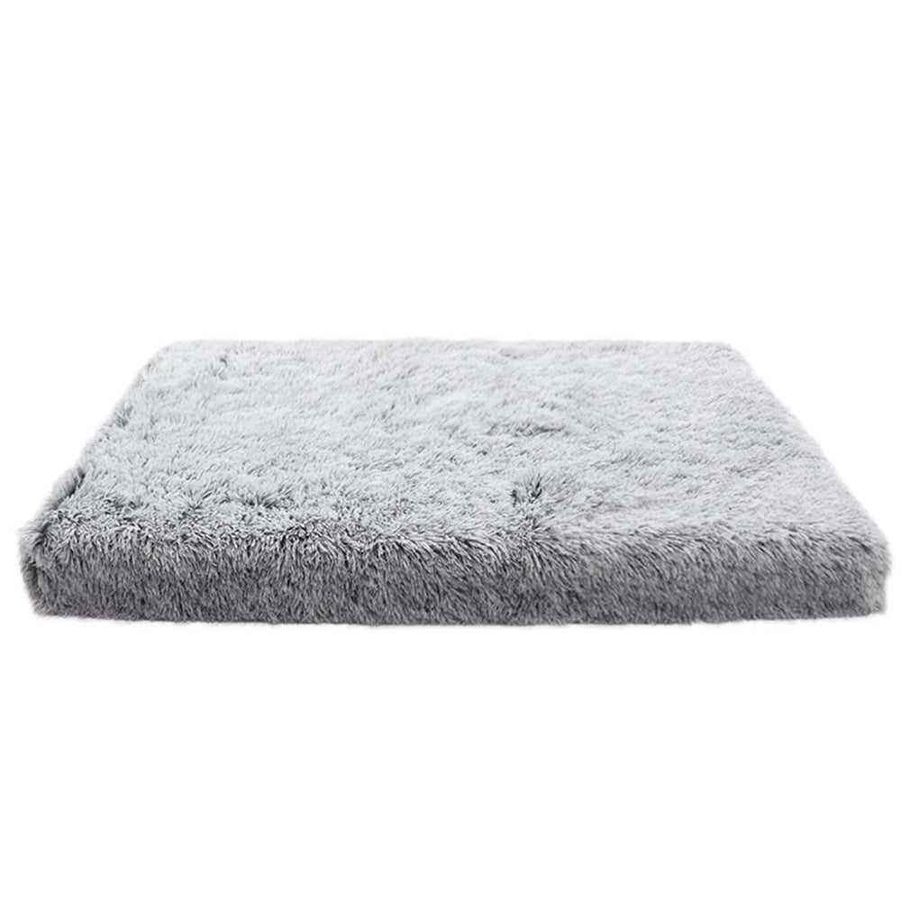 Plush Square Doghouse Cat Mat Deep Sleep