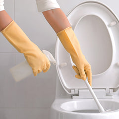 Thickened Rubber Band Dishwashing Gloves Household