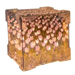 Tulip Flower Sea Small Night Lamp Handmade Diy Material Package