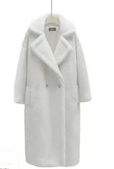 Long Winter Cashmere Lamb Winter Coat