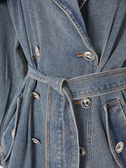 Denim Trench Coat